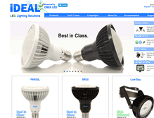 Tablet Screenshot of idealledlight.com
